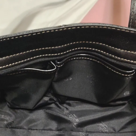 FOSSIL Black Leather Handbag and Wallet Set - Picture 8 of 14